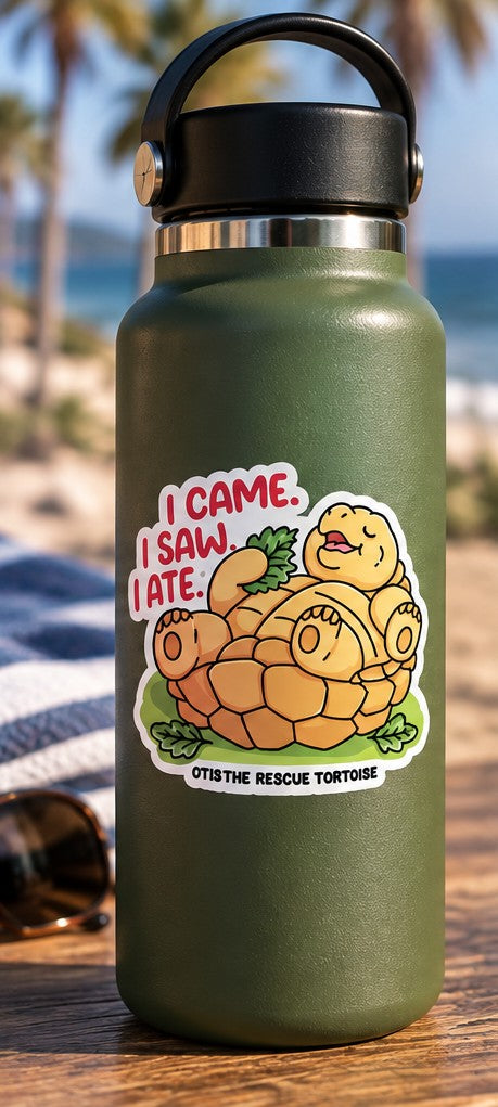 I Came. I Saw. I Ate. sticker