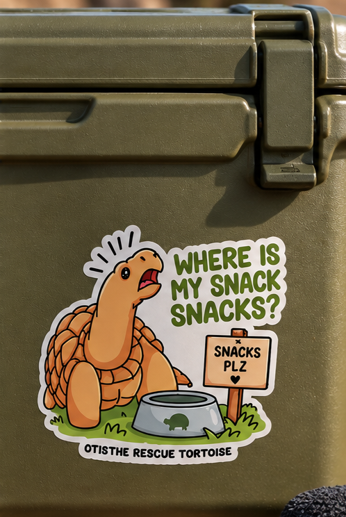 Where Is My Snack Snacks? sticker